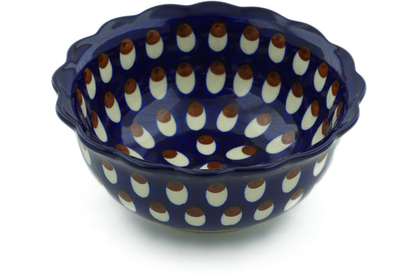 6" Scalloped Bowl - 52X | Polish Pottery House