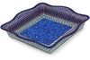 8 cup Square Bowl - Fiolek | Polish Pottery House