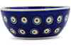 5 oz Condiment Bowl - Peacock | Polish Pottery House