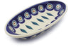 4 oz Condiment Dish - Peacock | Polish Pottery House