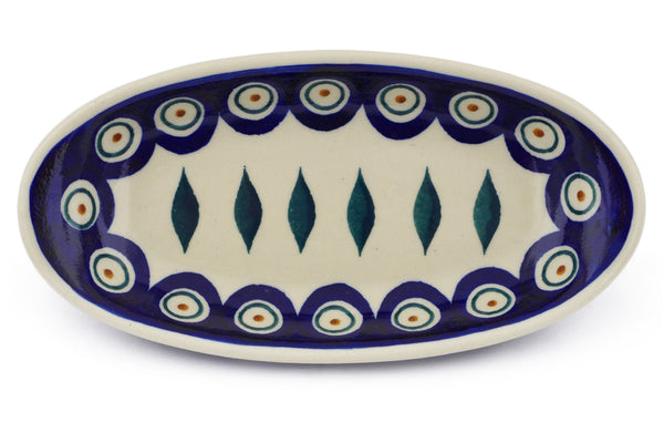 4 oz Condiment Dish - Peacock | Polish Pottery House