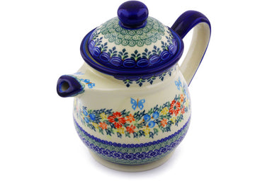 6 cup Tea Pot - D156 | Polish Pottery House