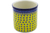 6" Utensil Jar - Blue Sunshine | Polish Pottery House