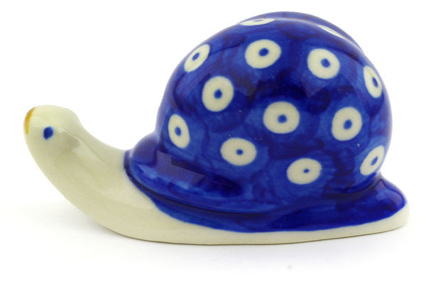 2" Snail Figurine - Polka Dot | Polish Pottery House