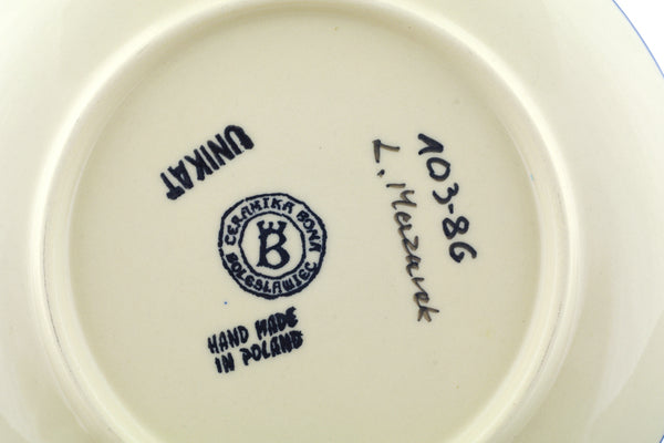 8" Salad Plate - D86 | Polish Pottery House