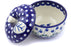5" Apple Baker - Blue Bell | Polish Pottery House