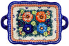 8" x 12" Rectangular Baker with Handles - D86 | Polish Pottery House