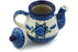 12 oz Individual Tea Pot - Heritage | Polish Pottery House