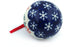 3" Ornament Christmas Ball - 1005 | Polish Pottery House