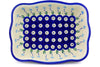 6" x 8" Rectangular Baker - D107 | Polish Pottery House