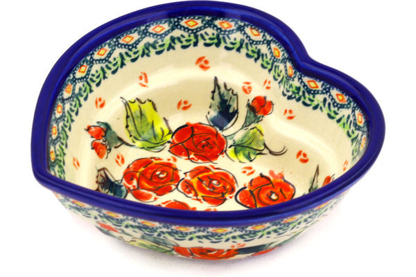 17 oz Heart Bowl - 198ART | Polish Pottery House