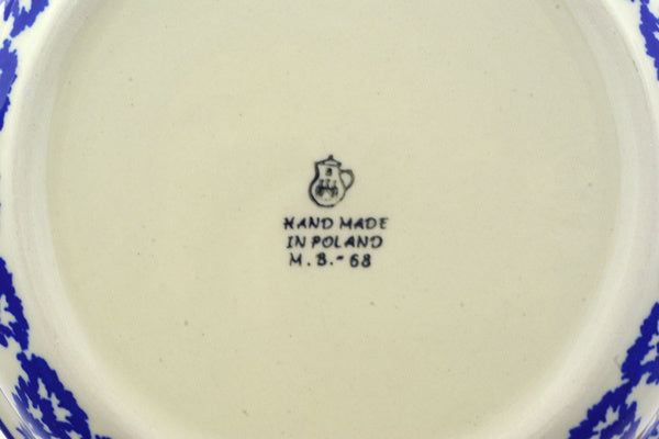 8" Round Baker with Handles - 1931X | Polish Pottery House