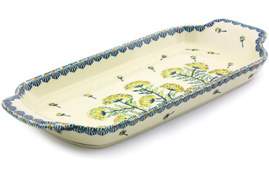 13" Tray with Handles - P9241A | Polish Pottery House