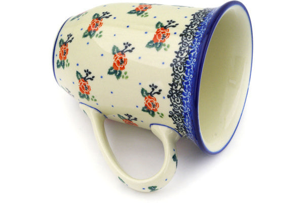 15 oz Mug - Country Rose | Polish Pottery House
