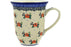 15 oz Mug - Country Rose | Polish Pottery House