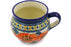 15 oz Bubble Mug - Coral Blossom | Polish Pottery House