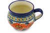 15 oz Bubble Mug - Coral Blossom | Polish Pottery House