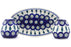 3" Salt and Pepper Shakers - Peacock | Polish Pottery House
