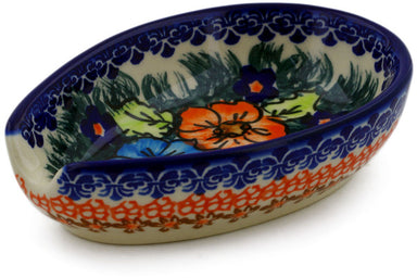 5" Spoon Rest - D86 | Polish Pottery House