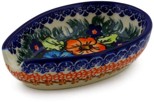 5" Spoon Rest - D86 | Polish Pottery House