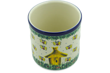 6" Utensil Jar - U4251 | Polish Pottery House