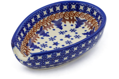 5" Spoon Rest - D100 | Polish Pottery House