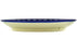 11" Dinner Plate - Blue Peacock | Polish Pottery House