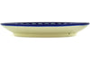 11" Dinner Plate - Blue Peacock | Polish Pottery House