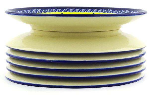 8" Set of 6 Salad Plates - DU44 | Polish Pottery House