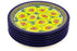 11" Set of 6 Dinner Plates - Sunny Blooms | Polish Pottery House