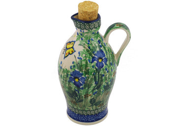 18 oz Bottle - Spring Garden | Polish Pottery House