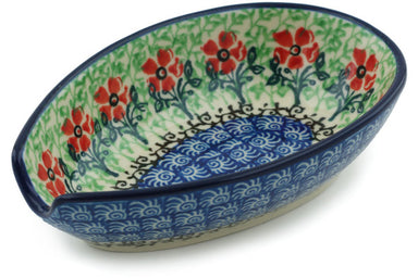 5" Spoon Rest - Cosmos | Polish Pottery House