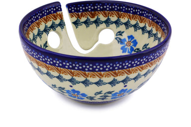 6" Yarn Bowl - P9290A | Polish Pottery House
