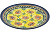 8" Salad Plate - Sunny Blooms | Polish Pottery House