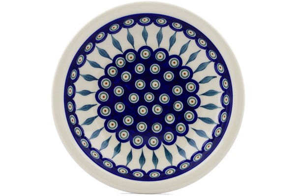 9" Pasta Bowl - Peacock | Polish Pottery House