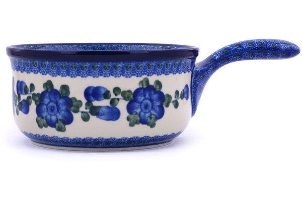 6" Round Baker with Handles - Heritage | Polish Pottery House