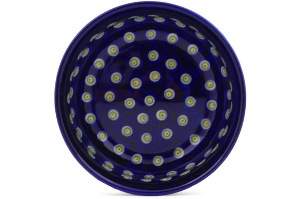 9 oz Dessert Bowl - Floral Peacock | Polish Pottery House