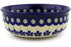 9 oz Dessert Bowl - Floral Peacock | Polish Pottery House