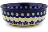 9 oz Dessert Bowl - Floral Peacock | Polish Pottery House