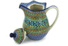 4 cup Pitcher with Lid - Moonlight Blossom | Polish Pottery House