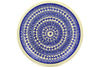 11" Dinner Plate - Blue Damask | Polish Pottery House