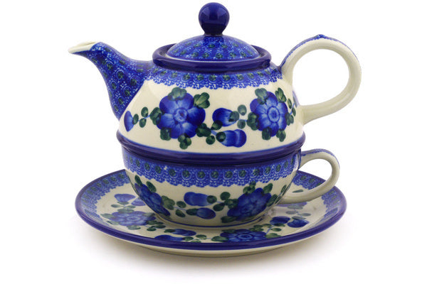 21 oz Tea for One - Heritage | Polish Pottery House