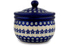 3 cup Canister - Floral Peacock | Polish Pottery House